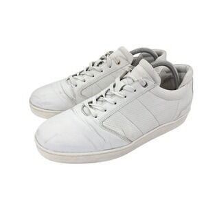 WANT LES ESSENTIALS White Leather Shoes Mens 8 EU 41 Casual Sneakers Portugal